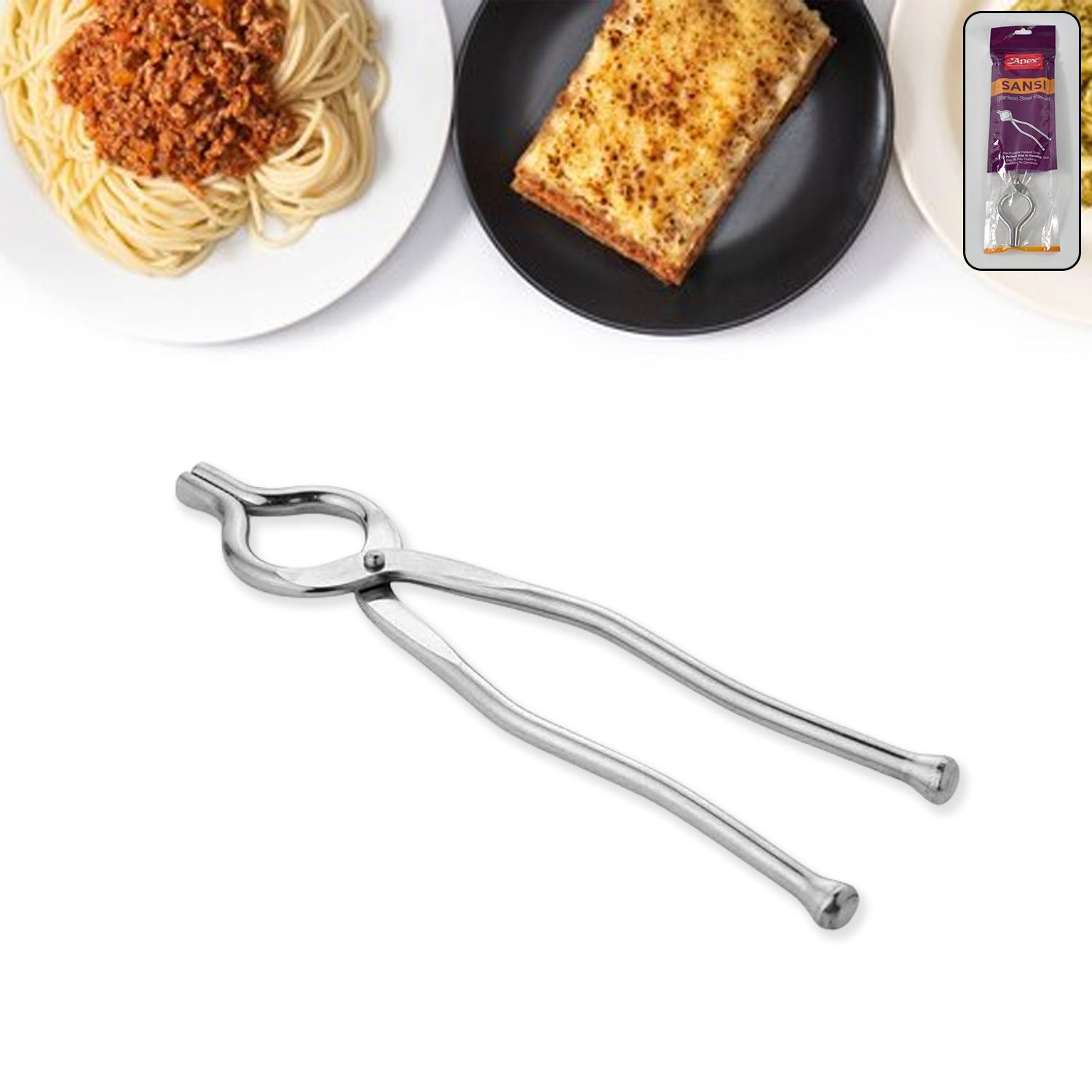 Apex Full Round Sansi – Heavy-Duty Stainless Steel Pakkad | Strong Grip (1 Pc) Apex Full Round Sansi – Heavy-Duty Stainless Steel Pakkad | Strong Grip (1 Pc)